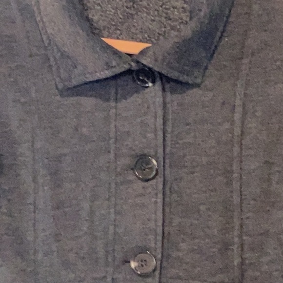 PrAna Button Down Jacket W2CATR315 S Gray. Super Soft 60% Cotton/40% Poly Blend. - Picture 4 of 8